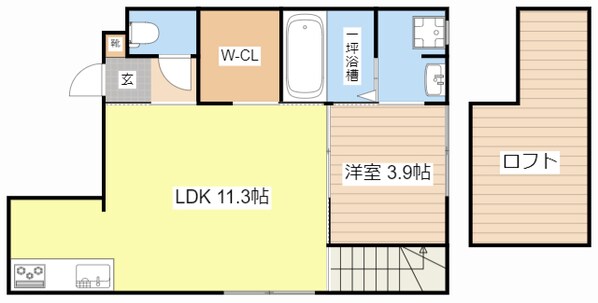 コネクトスクエアの物件間取画像